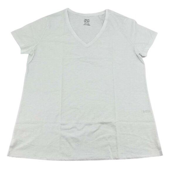 Black Bow Women's White V-Neck T-Shirt | Various Sizes - Picture 1 of 2